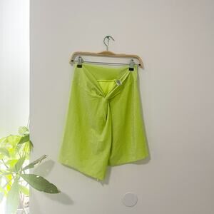 Good American Green Sparkle Bathing Suit Skirt Size 3